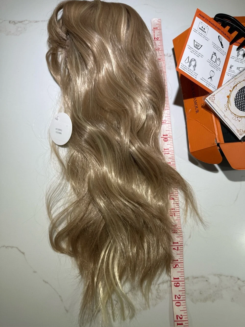 HAIR, 20” Straight Center Part with Bangs, Blondes